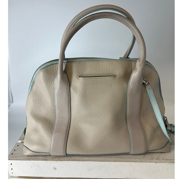 COACH 30165 BLEEKER PRESTON SATCHEL IN EDGE PAINT LEATHER - Picture 3 of 16